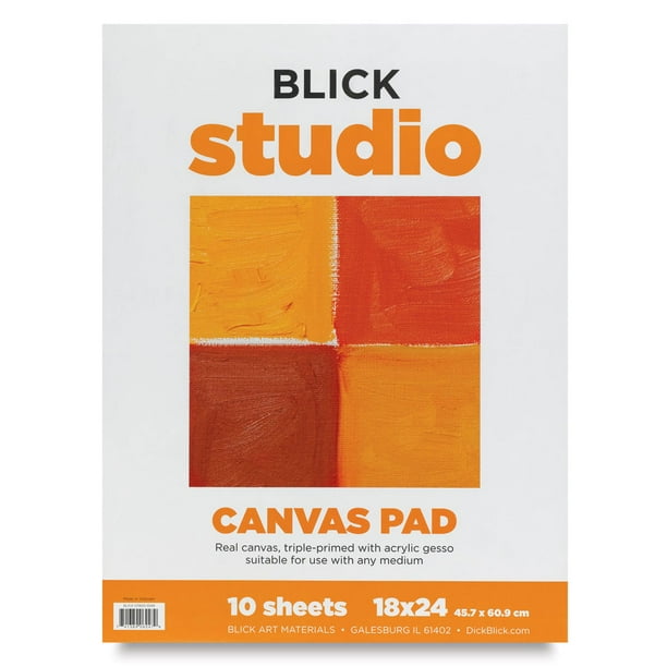 Blick Studio Canvas Pad 18'' x 24'', 10 Sheets
