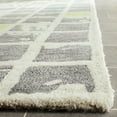 thumbnail image 3 of SAFAVIEH Bella Kalina Abstract Wool Area Rug, Grey/Ivory, 4' x 6', 3 of 7