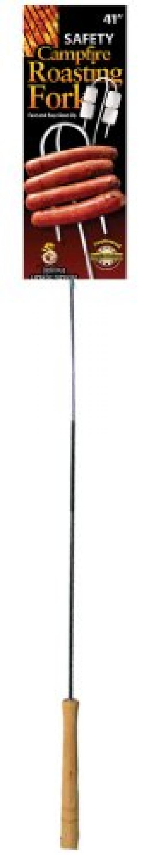 2-pc Set 41-inch Safety Jumbo Campfire Roasting Fork