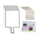 thumbnail image 3 of Tablero de respuestas de borrado , accesorios de enseñanza portátiles, juguete educativo de escritura con 247x148cm, 3 of 8