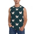 thumbnail image 2 of Goofa Funny Chicken Printed Men's Sleeveless T-Shirt - Athletic Gym Workout Tank Top for Men - Moisture-Wicking, UPF 30+ Quick-Dry Muscle Tee-Large, 2 of 8