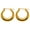 Gold A, variant on Hoop Earrings for Women,925 Sterling Silver Post,Hypoallergenic Small Earrings