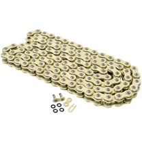 Primary Drive Gold Plated ORH X-Ring Chain 520 X 98 Professional Motorbike Chain with Master Link for Yamaha YZ125 1976 | Powersport Spares, Dirt Bike Parts