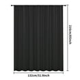 thumbnail image 6 of Linen Curtains for Living Room 1Panel Set Rod Pocket Light Filtering Privacy Neutral Semi Sheer Flax Linen Curtains Rustic Farmhouse Boho Decor Cotton Textured Gauze Drapes 52x85 Inch, 6 of 10