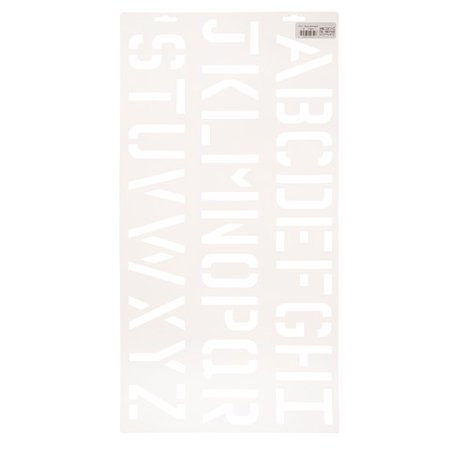Letter Stencil: 3 Inch Letters, 23 x 12 inches - Walmart.com