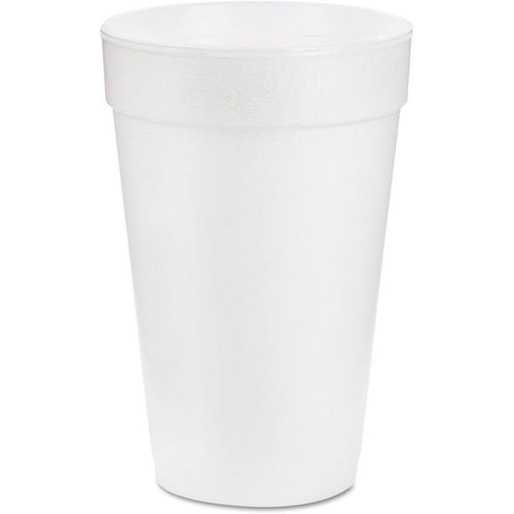 ZJHP Container Corp. 16J16 Foam Cups, 16 oz., White (Pack of 1000)