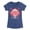 HEATHER NAVY, variant on Instant Message - Baseball Chicago Fitted Short Sleeve Graphic T-Shirt