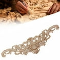 thumbnail image 2 of NEW Wood Carved Corner Onlay Applique Unpainted Frame Decal Furniture Q2S4, 2 of 9
