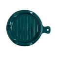 thumbnail image 3 of Shangren Ceramic Spoon Holder Dessert Plate Spoon Rest for Spatula Counter Countertop Dark Green, 3 of 8
