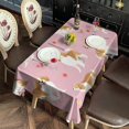 thumbnail image 2 of Cavalier King Charles Spaniels and Flowers Rectangle Tablecloth 60"x120",Waterproof Polyester Rectangle Table Cloth, Wipeable Spillproof Polyester Tablecloth for Dining, Camping, Indoor and Outdoor, 2 of 6