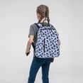 thumbnail image 5 of Fuzoiu Blue Ink Flowers Print Lightweight Daypack,Weekender Bag for Men and Women, Travel Backpack with Padded Straps for School, Travel & Work, 5 of 7