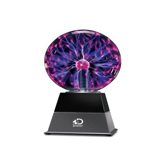 Discovery #Mindblown Plasma Globe, Interactive Display of Electricity - Black