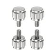 thumbnail image 1 of Unique Bargains 4pcs Ronde Tête Plate Moleté Pouce M2.5x4mm Main Serrage Vis Filetées Boulons de Bouton pour Vernier Étriers, 1 of 5