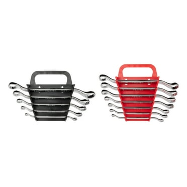 TEKTON 45-Degree Offset Box End Wrench Set with Holder, 12-Piece (1/4-13/16 in., 6-19 mm) | WBE91301