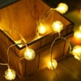 thumbnail image 6 of Cadancy Dandelions LED String Lights Battery Operated Indoor Bedroom Decor Party Wedding Ambient Lighting Festive Twinkling Decorative Light Home Ornament, 6 of 6
