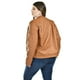 thumbnail image 3 of Chamarra estilo biker Roman Fashion /Tallas Extras, 7370 (Chedron) cafe 42, 3 of 7
