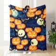 thumbnail image 1 of SEIKANO-Manta con estampado de Halloween para el hogar, manta gruesa de franela de lana de dibujos animados, Anime, siesta, aire acondicionado, cuadrada, decorativa, 1 of 4