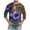 Dark Blue, variant on Xixinqiwan Mens Mardi Gras Clothing,Casual Loose Round Neck Tops Mardi Gras Novelty 2025 Carnival T Shirts