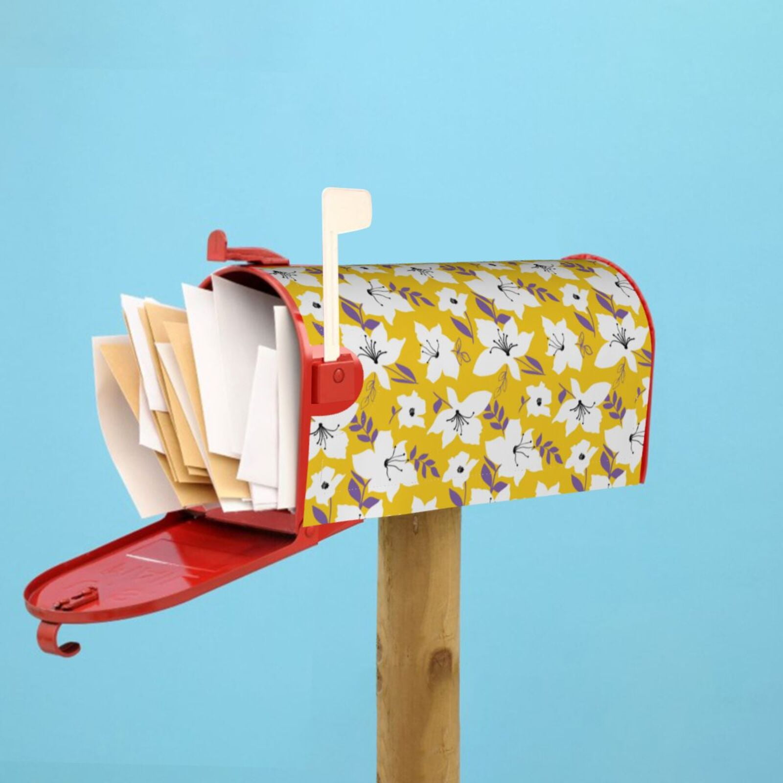 Kdxio Magnetic Mailbox Cover 21x18 in Mailbox Cover Outdoor Decoration Holiday Mailbox Covers for Home Garden Yard-21x18 in