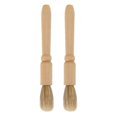 thumbnail image 1 of 2 Pcs Coffee Grinder Cleaning Brush Wooden Tabletop Brush Cleaner for Bean Grain Coffee Tool, 1 of 4