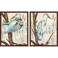 thumbnail image 1 of Great Art Now Heron On Branch by Elizabeth Medley, 2 Piece Framed Art Set Each 17.25"W x 21.25"H, 1 of 3