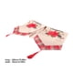 thumbnail image 5 of Yuarrent Camino de de Feliz Navidad, mantel de flores rojas, vajilla reutilizable, cubierta de lino para comedor, adorno para fiesta en Kits de decoración para fiestas, 5 of 6