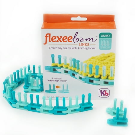 Authentic Knitting Board Flexee Loom Links Chunky, Large Gauge, 36 links, 72 pegs