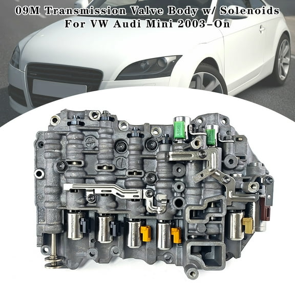 Restored 09M Transmission Valve Body w/ Solenoids For VW Audi Mini 2003-On (Refurbished)