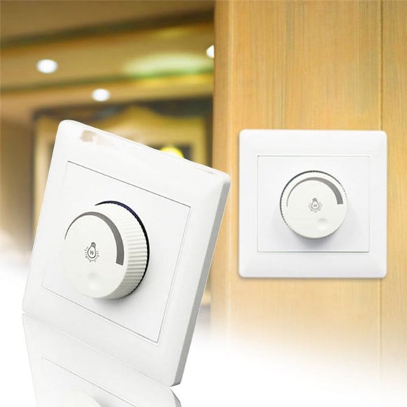 LED Dimmer Switch 220-250V 10A Adjustable Controllers for Dimmable Bulb Lamp Home Lighting Parts Accessories