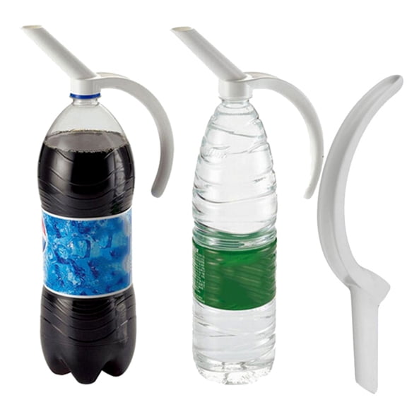 Dserhfy Drink Water Plastic Bottle Handle Grip Pouring Pipe Tube Holiday Party Supplies