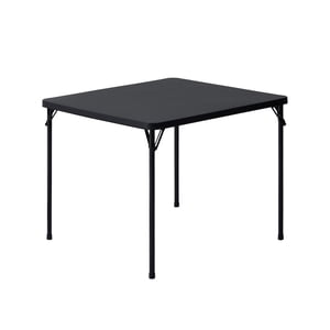 Mainstays 34-Inch Folding Card Table, Black