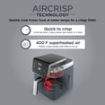 thumbnail image 3 of Ninja Air Fryer Pro XL 6.5-Qt, 4-in-1, Air Crisp Technology, Nonstick Crisper Plate, AF180WMBL Cyberspace, 3 of 9