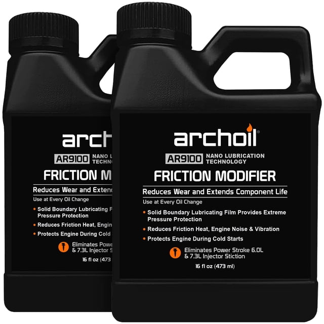 Modificador de fricción Archoil AR9100, 473 ml (2 botellas) Powerstroke