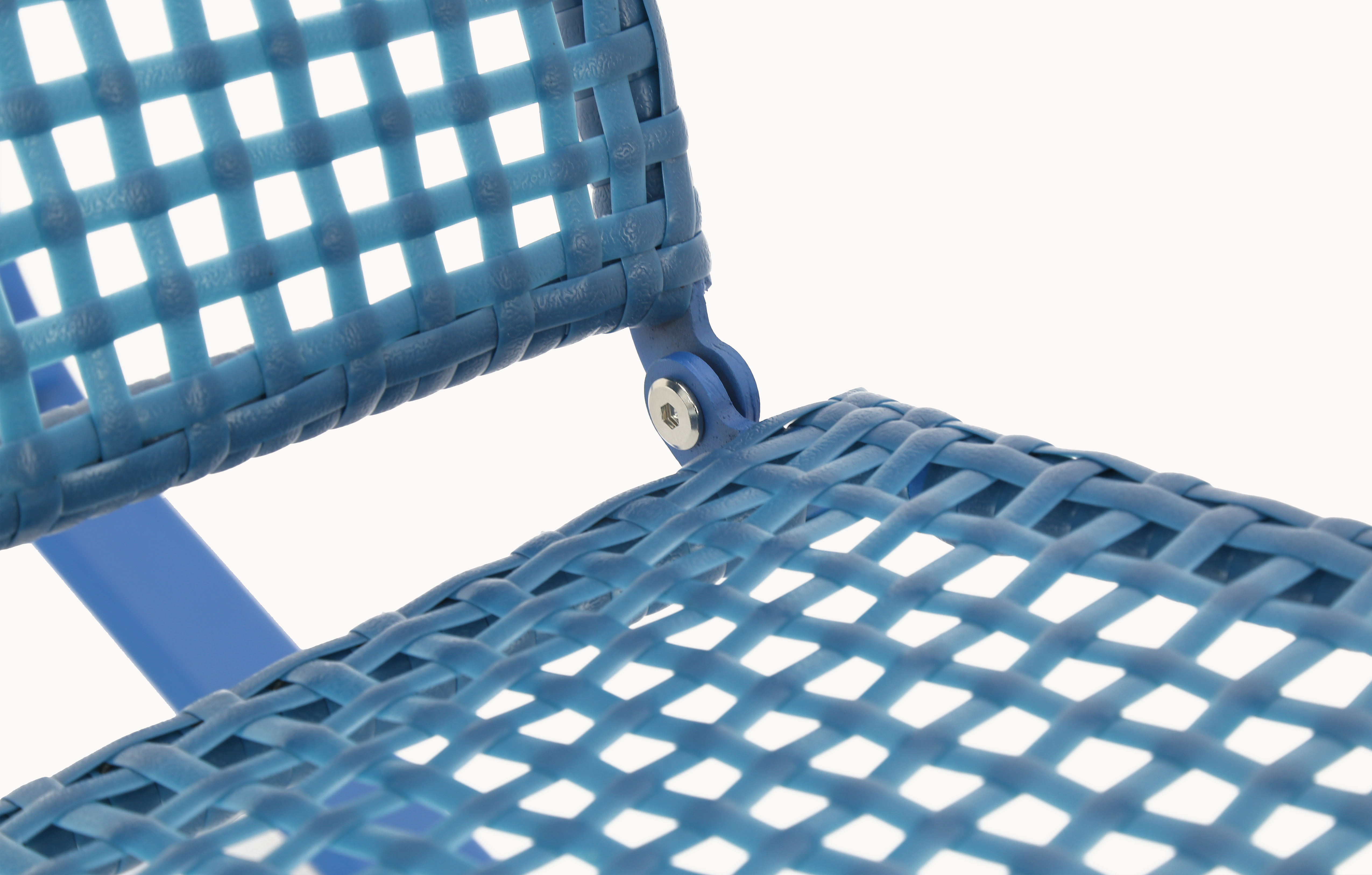 Baner Garden Indoor Outdoor Rocking Lounge Chair Porch Indoor Patio Headrest Furniture, Blue (X62BU) - image 5 of 8