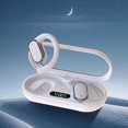 thumbnail image 1 of Liquidación de regalos de Pascua Quinlirra: elegantes auriculares Bluetooth 5.3 con gancho para la oreja, recién llegados con alta calidad de sonido, cómodos auriculares deportivos, batería de larga, 1 of 8