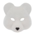 thumbnail image 1 of Máscara de Halloween de animales, accesorio de disfraz para cosplay, máscara de Halloween para graduación blanco, 1 of 9