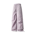 thumbnail image 5 of iHPH7 Wide Leg Sweatpants Women Casual Pants for Women Jogger Pants for Women Workout Sweatpants Women Workout Pants Women Gym Pants Women Lounge Pants Women Purple M, 5 of 9