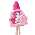 thumbnail image 3 of Poncho Athaelay Kids con capucha, 61 x 122 cm, diseño de unicornio, 3 of 8