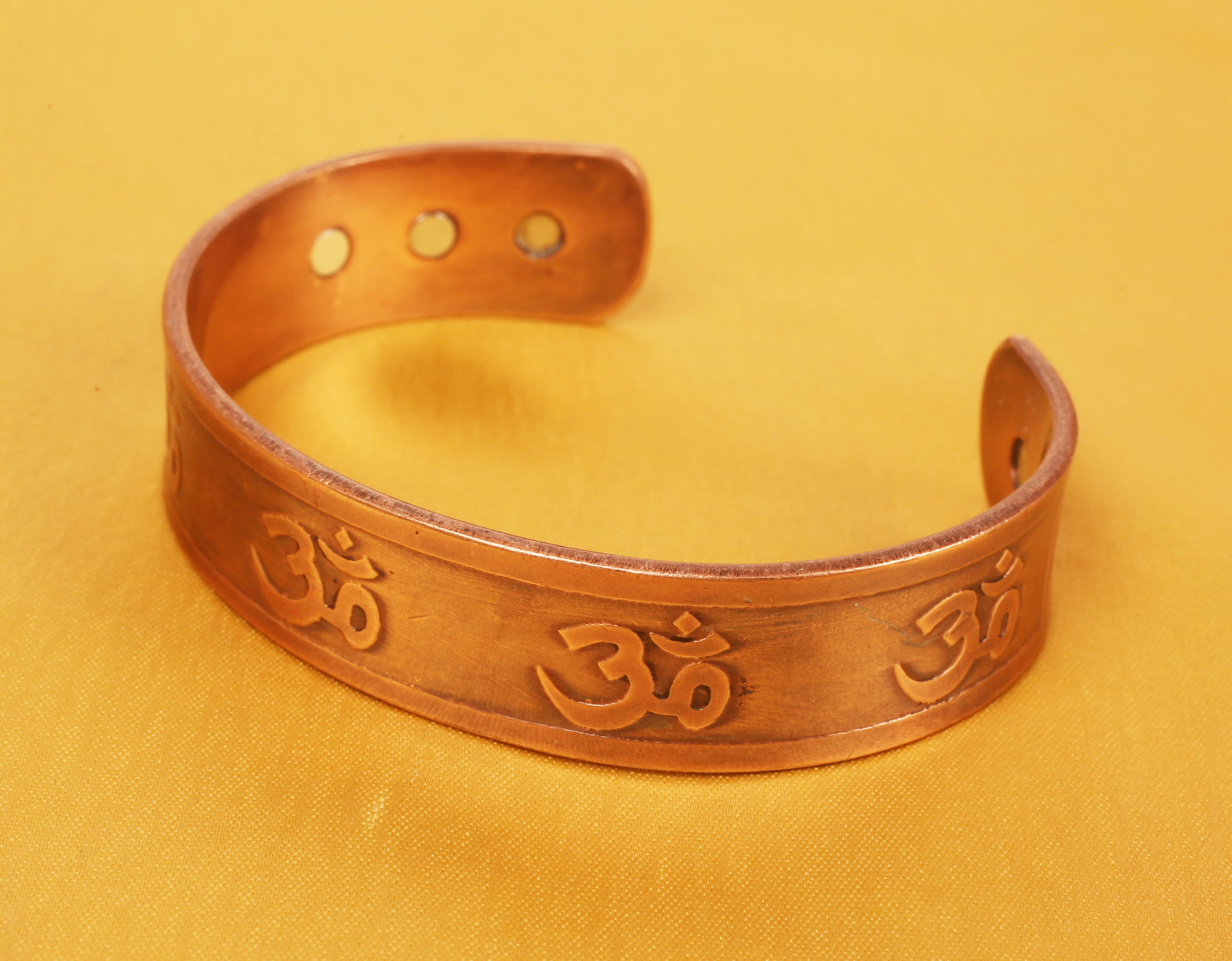 Sunsoul By Touchstone Indian Handcrafted Om Celtic Pattern Copper Jewelry 3 Bracelets In For All.