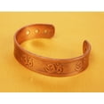 thumbnail image 7 of Sunsoul By Touchstone Indian Handcrafted Om Celtic Pattern Copper Jewelry 3 Bracelets In For All., 7 of 7