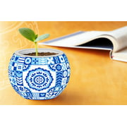 3D Premium Plastic Jigsaw Puzzle Flowerpot (High Quality, Water Resistant, Durable, Recyclable, 4" in Diameter) 80 Pieces