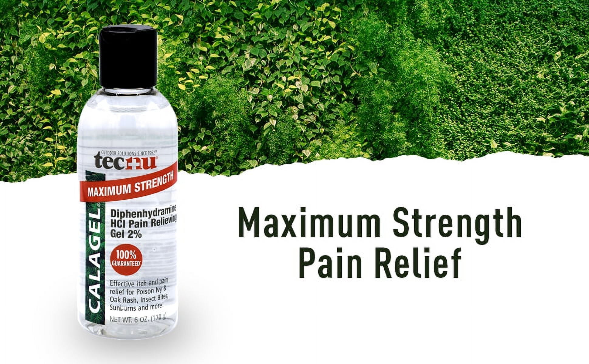 Calagel Anti-Itch Pain Relieving Gel Maximum Strength 6 oz