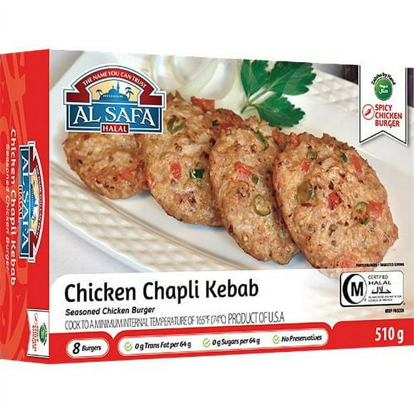 Kebab chapli de Poulet Burgers de poulet assaisonnés