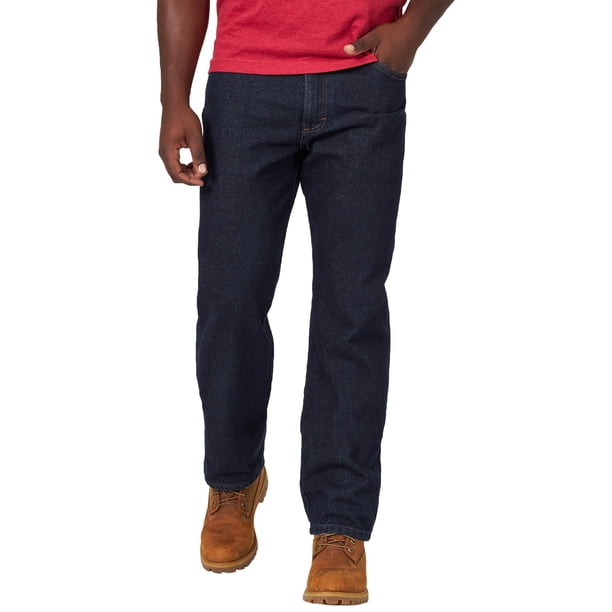Jeans Rustler para hombre, corte relajado, clásico, suave enjuague, 36 de ancho x 32 de largo