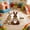 Multicolor1, variant on Fmbmuo Easter Floor Mat Bunny Shaped for Bedroom Decor Soft Non-Slip Backing, Entryway Rugs Runner, Bunny Rabbit Art Deco Multicolor Area Rug, 16"x24"