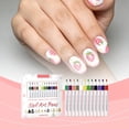 thumbnail image 2 of 12 Colors Nail Art Markers for Gel Nails,Point Liner Pen Drawing Painting for Art Design DIY,Quick Dry Long Lasting Nail Polish Pen,Easy To Use Manicure Pens For Salon & Home DIY,White,0.5x5.2", 2 of 8