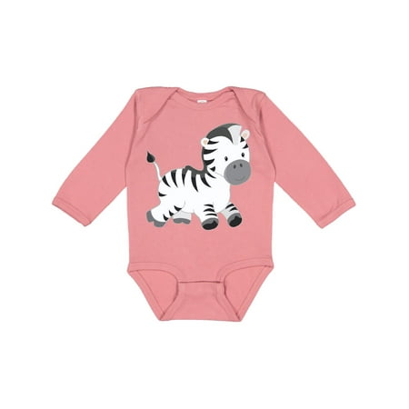 

Inktastic zebra Gift Baby Boy or Baby Girl Long Sleeve Bodysuit