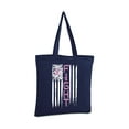 thumbnail image 2 of Awkward Styles Fight Breast Cancer Canvas Tote Bag Breast Cancer Awareness Bags Pink Ribbon Reusable Shopping Bag Cancer Support Flag Shopper USA Flag Cancer Reusable Grocery Bag Cancer Survivor Gifts, 2 of 5