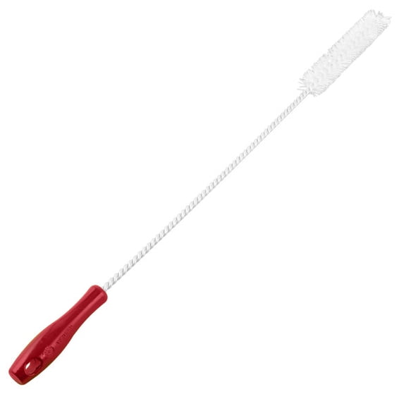 Carlisle 4011005 Sparta Spectrum 28" High-Heat Fryer Brush with Straight Teflon Bristles - 1 3/8" Bristle Diameter