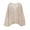 Beige, variant on Womens Summer Crochet Tops Sweaters Resort Wear Long Sleeve Hollow Out Knit Tops Beach Coverup Knitted V Neck Pullover Top Green S